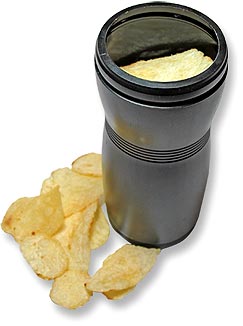 Deep UV Light and Cameras Used to Inspect Potato Chip Containers