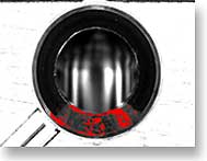 A flawed sealing surface