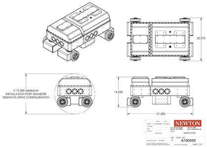 Surveyor robot under water