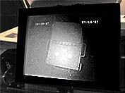 A Surveyor on a TV monitor screen